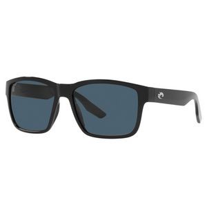 Costa Del Mar Paunch Sunglasses - (Frame) Black; (Lens) Gray, 580P