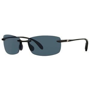 Costa Del Mar Ballast Sunglasses - (Frame) Shiny Black; (Lens) Gray, Plastic 580P