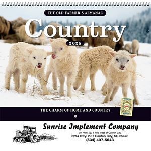 The Old Farmer's Almanac® Country: 2025 Spiral Bound