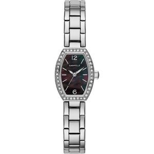Caravelle by Bulova Women's Silver-Tone Crystal Bracelet Watch