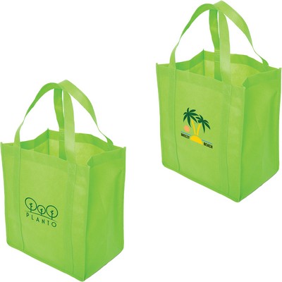 Non-Woven Economy Tote Bag with 8" Gusset