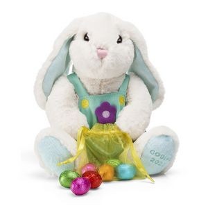 GODIVA® 2020 Limited Edition - Plush Bunny with Chocolate Foil Easter Eggs