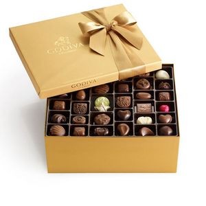 4 Lb. GODIVA® Assorted Chocolate Gold Gift Box (140 Piece)