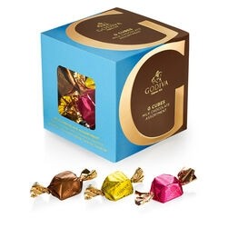 6.25 Oz. Milk Chocolate Assorted G Cubes Gift Box (22 Piece)
