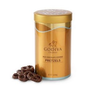 Godiva® Milk Chocolate Covered Pretzel Tin