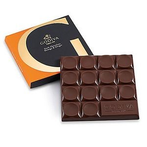 2.8 Oz. 68% Cocoa Dark Chocolate Orange and Ginger Bar