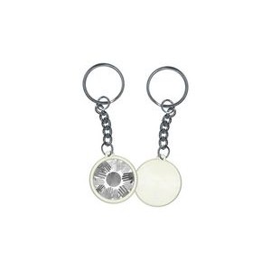 Button - Round 1'' Key Holder - Printed black on white or colored stock paper