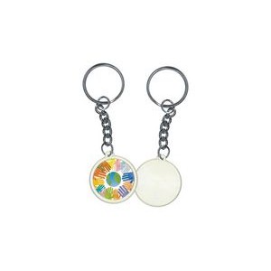 Button - Round 1'' Key Holder - Printed digitally 4 color process