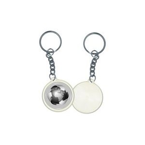 Button - Round 1- 1/4'' Key Holder - Printed black on white or colored stock paper