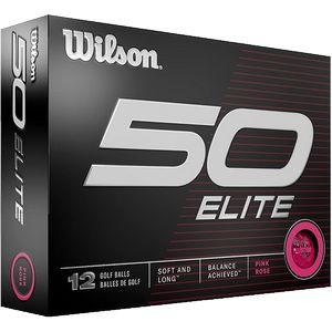 Wilson Staff Fifty Elite Golf Ball - Pink