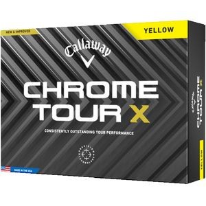 Callaway® Chrome Tour X Golf Ball - Yellow