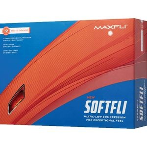 Maxfli Softfli Golf Ball - Matte Orange