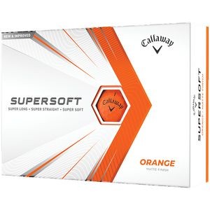 Callaway Supersoft Golf Ball - Matte Orange