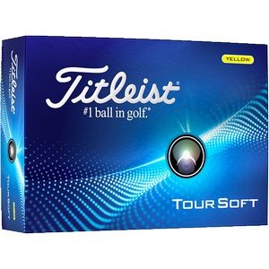 Titleist Tour Soft Golf Ball - Yellow (IN HOUSE)