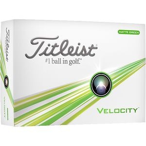 Titleist Velocity Golf Ball - Matte Green (IN HOUSE)