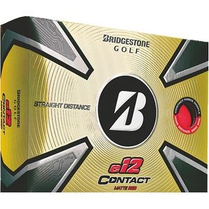 Bridgestone E12 Contact - Matte Red Golf Ball