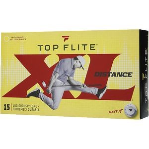 Top-Flite® XL® Distance Golf Ball - 15 Pack Yellow (IN HOUSE)