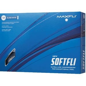 Maxfli Softfli Golf Ball - Gloss White