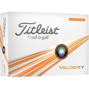 Titleist Velocity Golf Ball - Matte Orange (IN HOUSE)