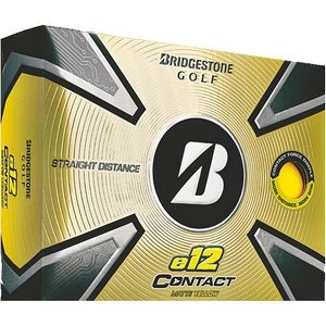 Bridgestone E12 Contact - Matte Yellow Golf Ball