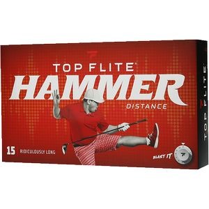 Top-Flite® Hammer Distance Golf Ball - 15 Pack (IN HOUSE)
