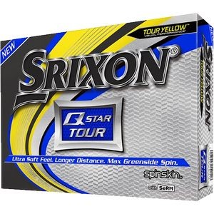 Srixon® QStar Tour Golf Ball - Yellow
