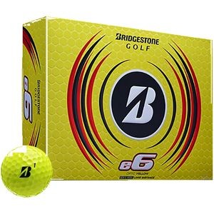Bridgestone E6 Golf Ball - Yellow