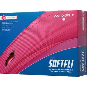 Maxfli Softfli Golf Ball - Matte Pink