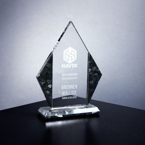 Bristol Arrowhead Crystal & Granite Award (6¾"x5½")