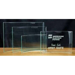 Jade Crescent Glass Award (5"x7"x¼")