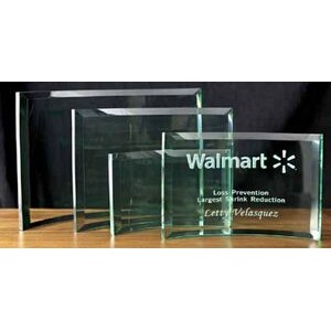 Jade Crescent Glass Award (4"x6"x3/8")