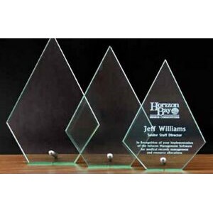 Jade Glass Arrowhead Award (5"x8")
