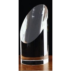 5½" Crystal Sunstone Cylinder Award