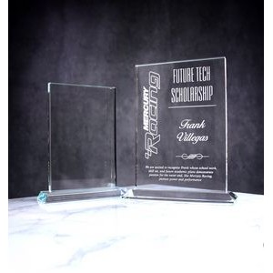 StarFire Vertical Glass Rectangle Award (7½"x6")