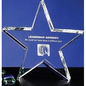 Crystal Star Award (5"x¾")