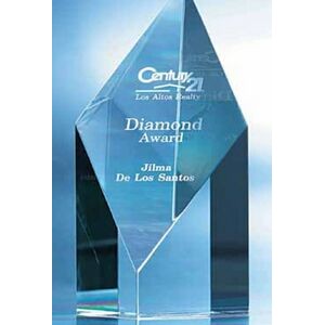 4" Crystal Diamond Award