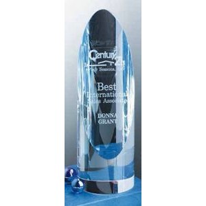 5" Crystal Cylinder Award