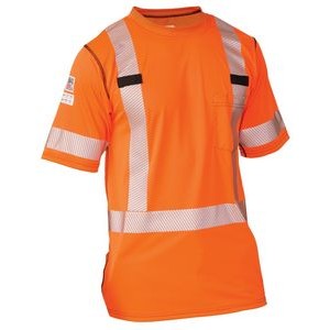 3.9 Oz. Polartec® Power Dry® High Visibility Short Sleeve Athletic Performance T-Shirt