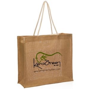 Jute Bags with Rope Handle (15.875"x14")
