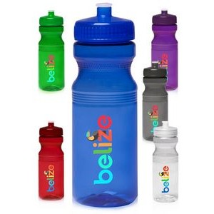 24 Oz. Poly-Clear Bike Water Bottles