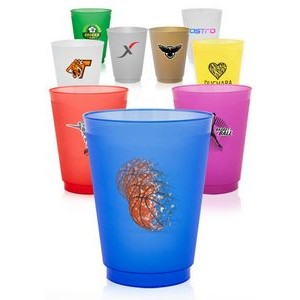 16 Oz. Frost Flex Frosted Plastic Stadium Cups