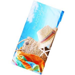 58" x 28" Dye Sublimated Small Beach Towel