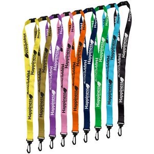 0.75" Dye Sublimation Lanyards with Safety Breakaway