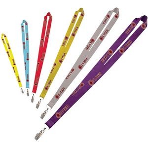 0.75" Micro Weave Smooth Dye-Sublimation Lanyards