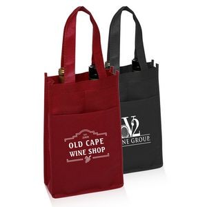 Non-Woven Vineyard Two Bottle Wine Bags