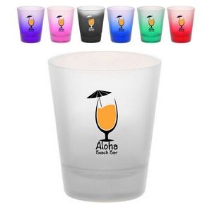 2 Oz. Frosted Glass Shot Glasses w/Base