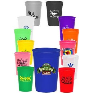 12 Oz. Plastic Stadium Cups