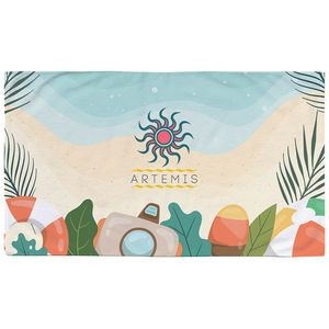 60" x 35" Dye Sublimated Large Beach Towels