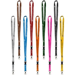 36" Dye Sublimation Lanyards with Buckle Release