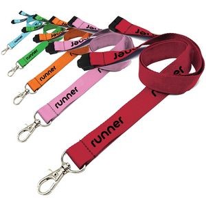 0.75" Polyester Lanyard with Safety Breakaway